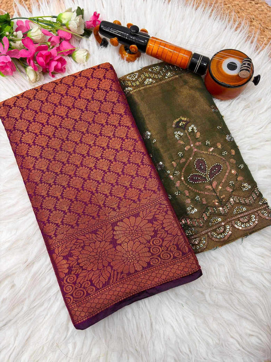 Aesha Premium Silk Traditional Saree