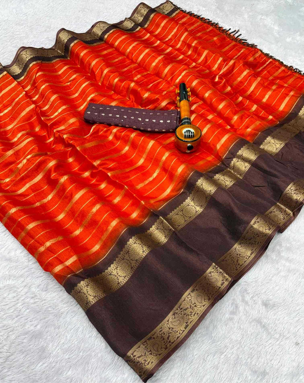 Ambika Soft Dola Uniform Saree
