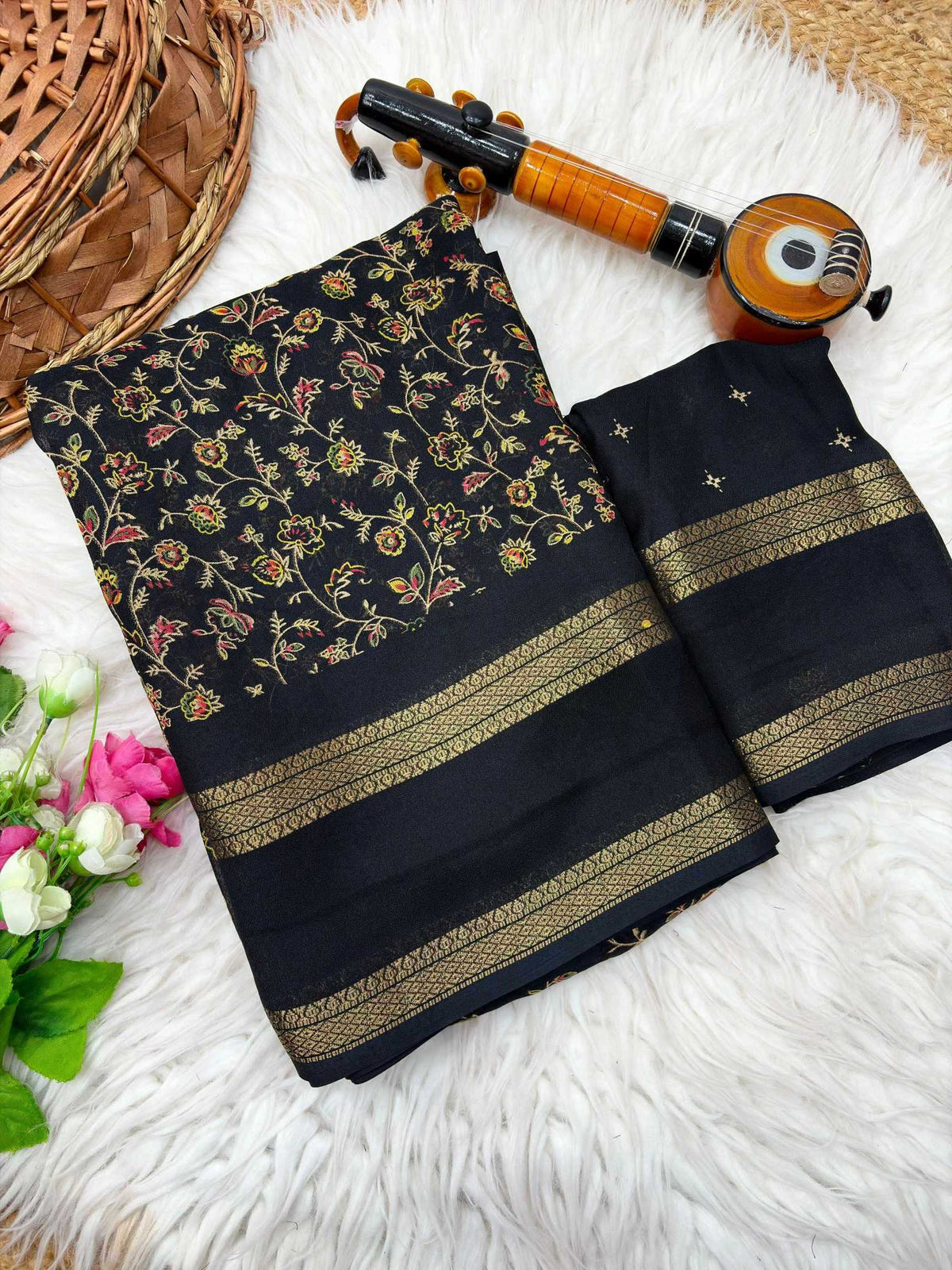 Anamika Georgette Designer Saree