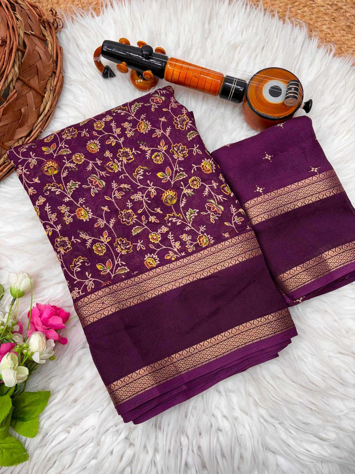Anamika Georgette Designer Saree