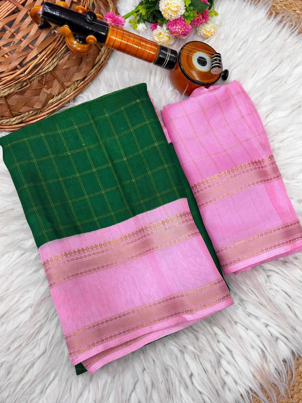 Anika Georgette Saree