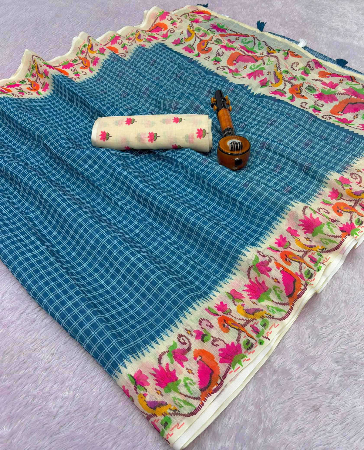Anjali Linen Printed Saree