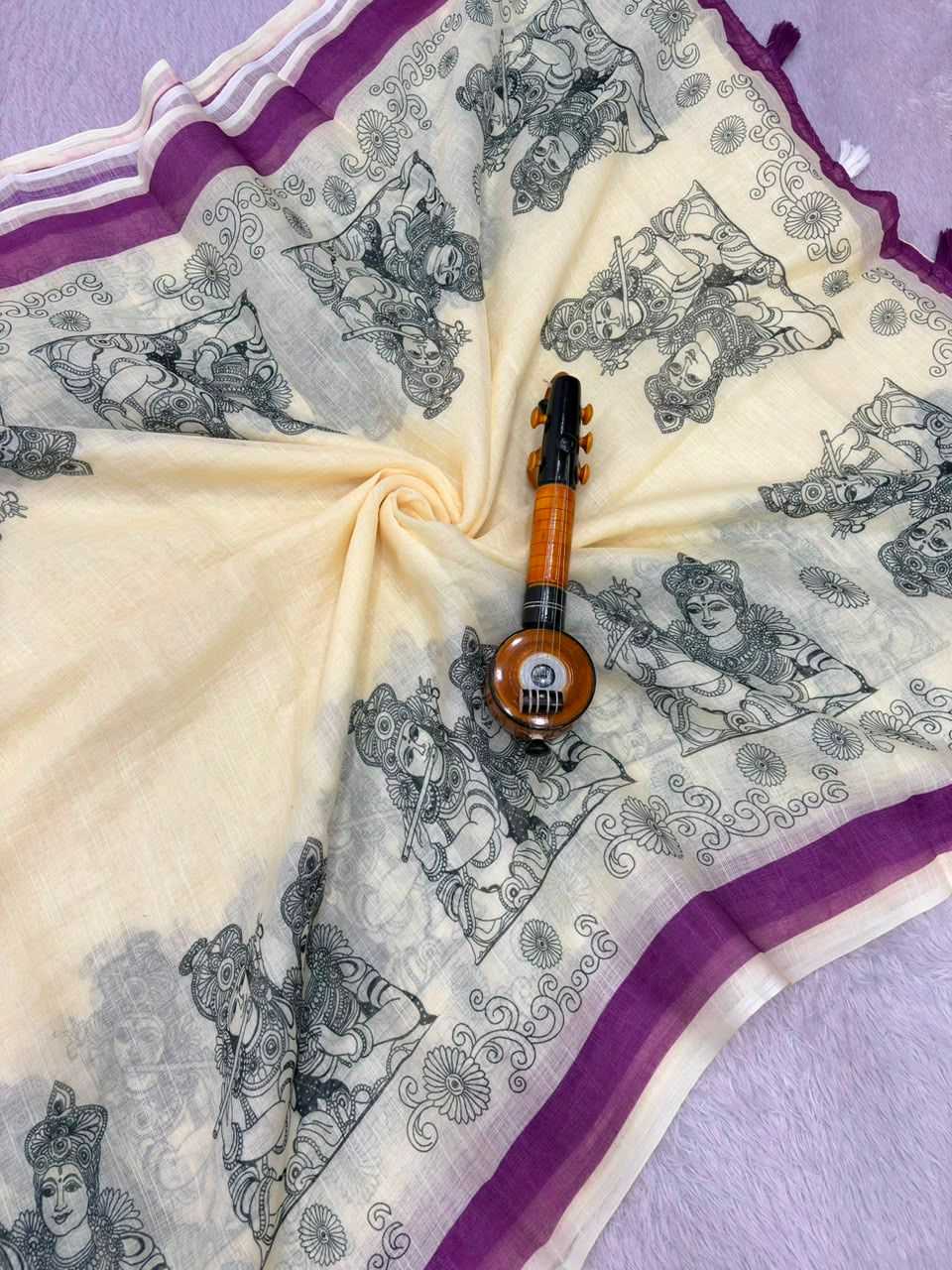 Anokhi Linen Designer Saree