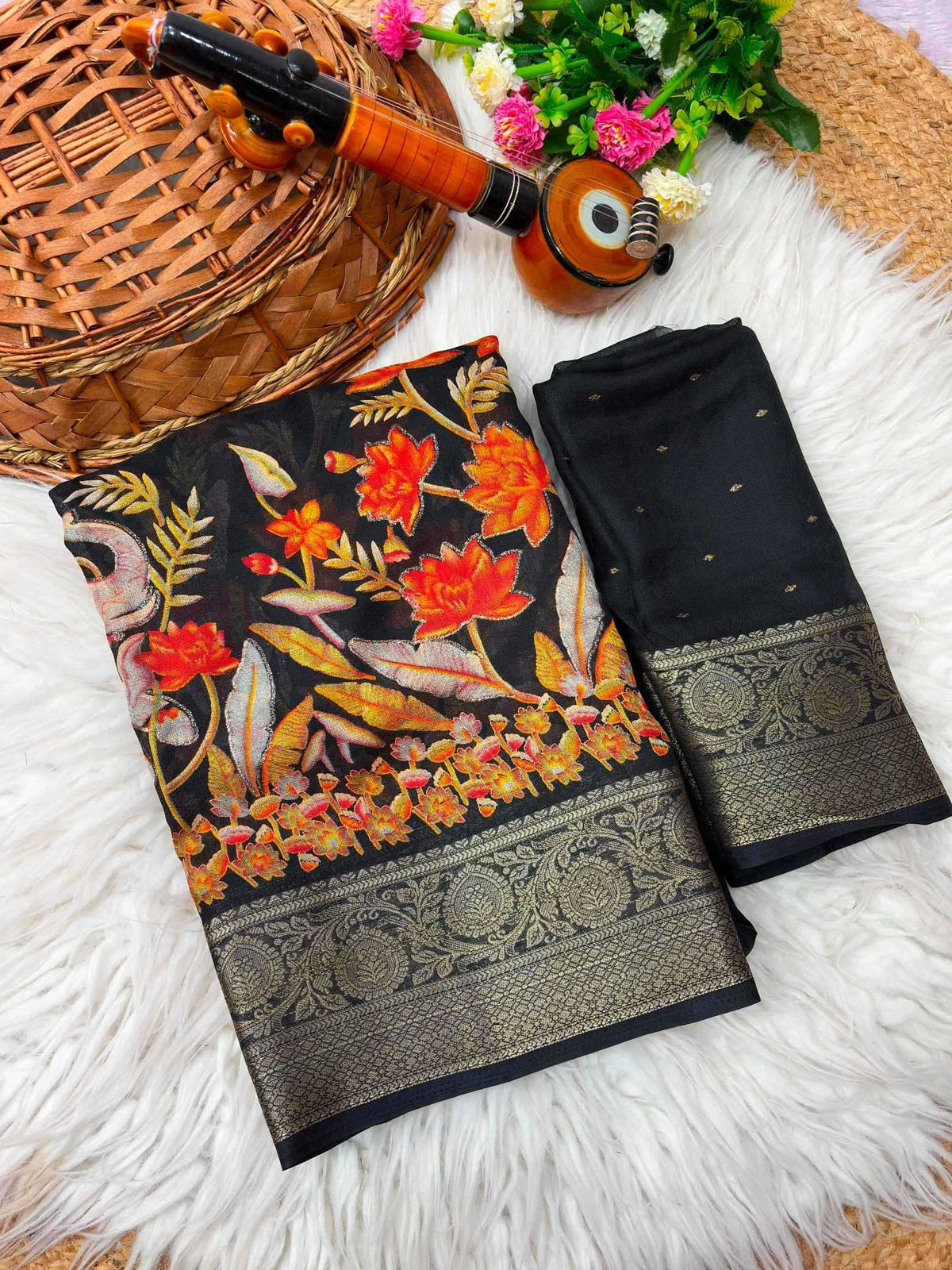Archana Pure Silk Party Wear Saree