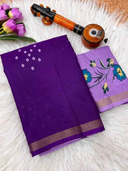 Kamakshi Cotton Designer Saree