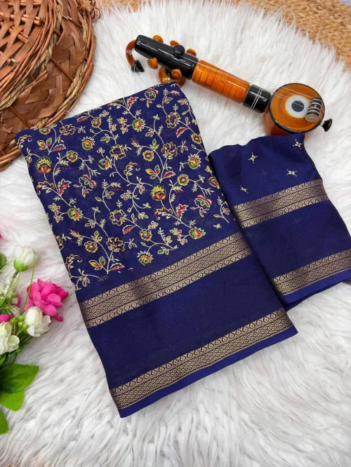Keerthana Georgette Designer Saree