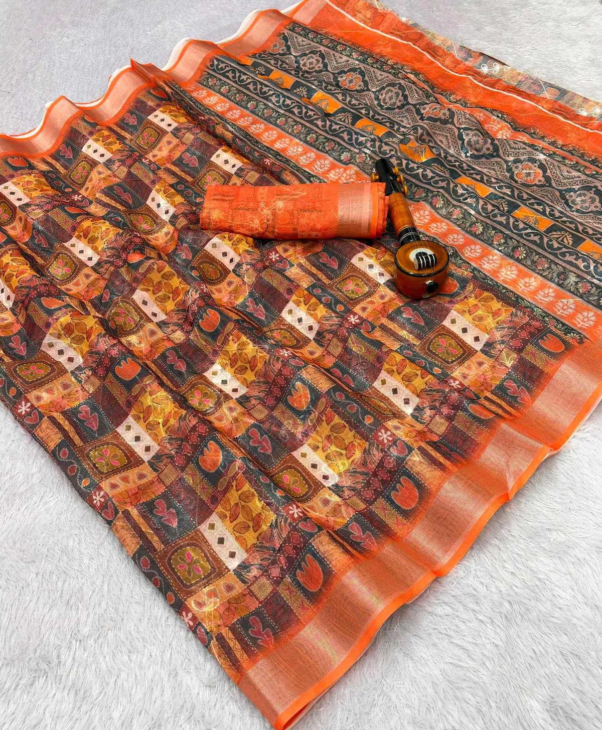 Riya Cotton Designer Saree