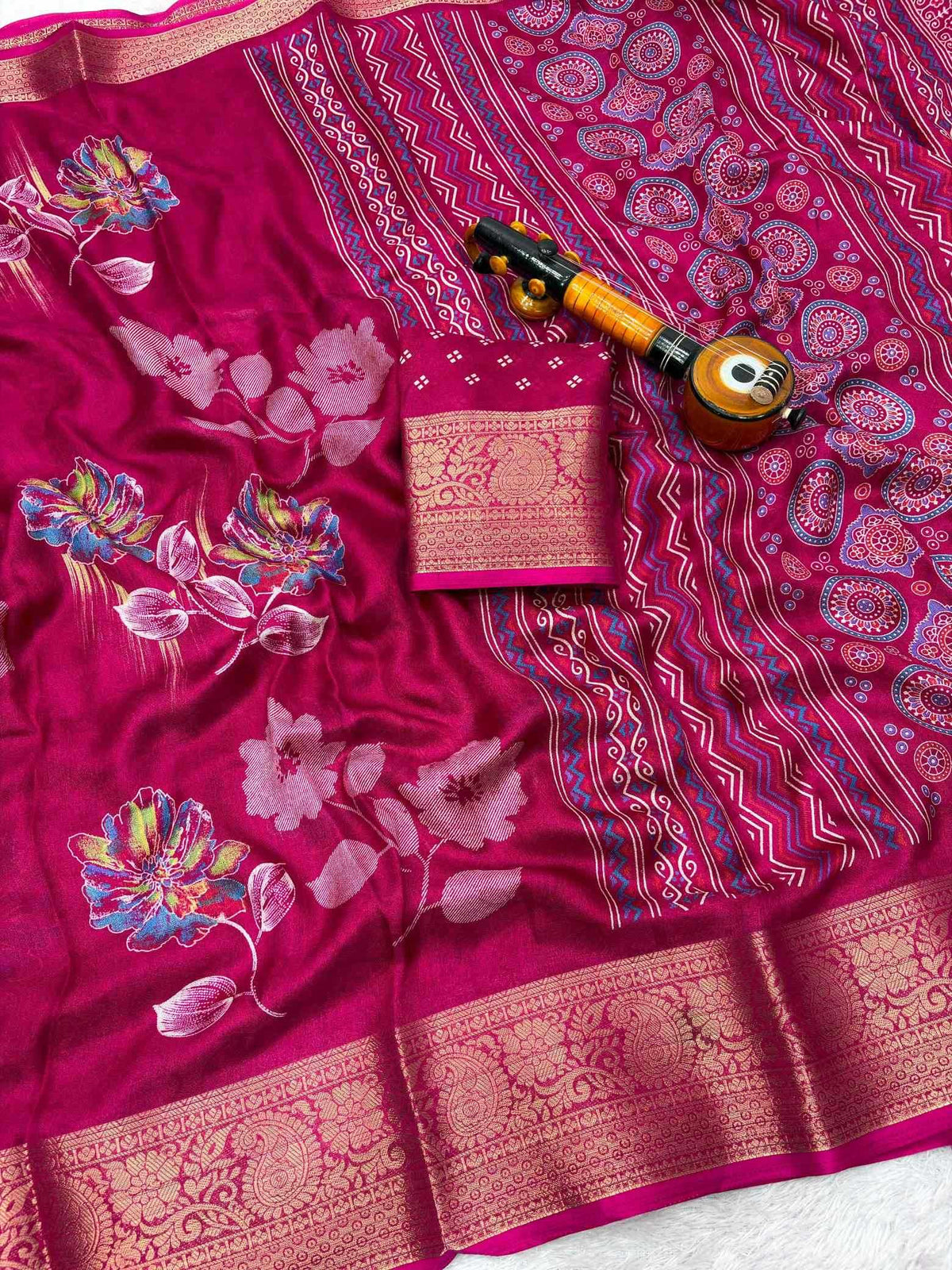 Roshita Fancy Printed Saree