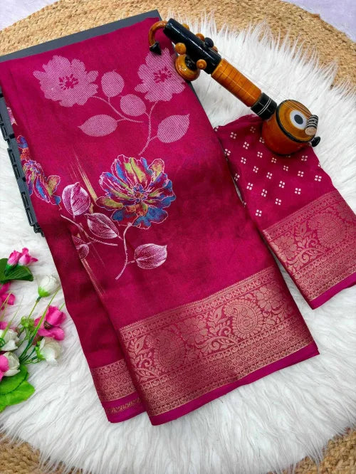 Roshita Fancy Printed Saree