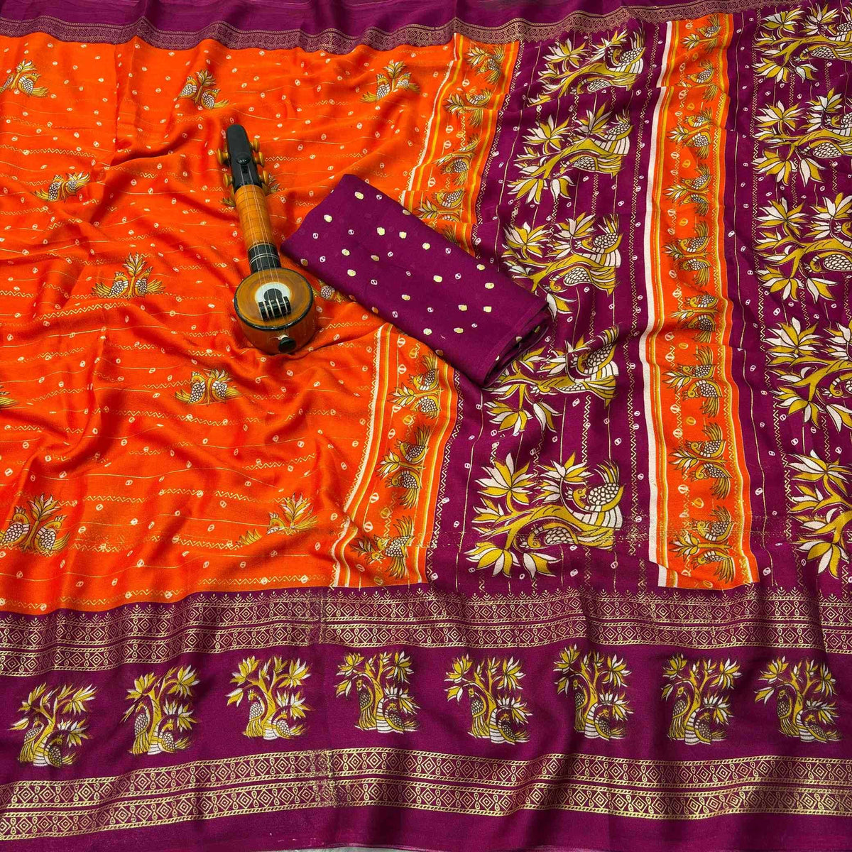 Roshni Georgette Printed Saree