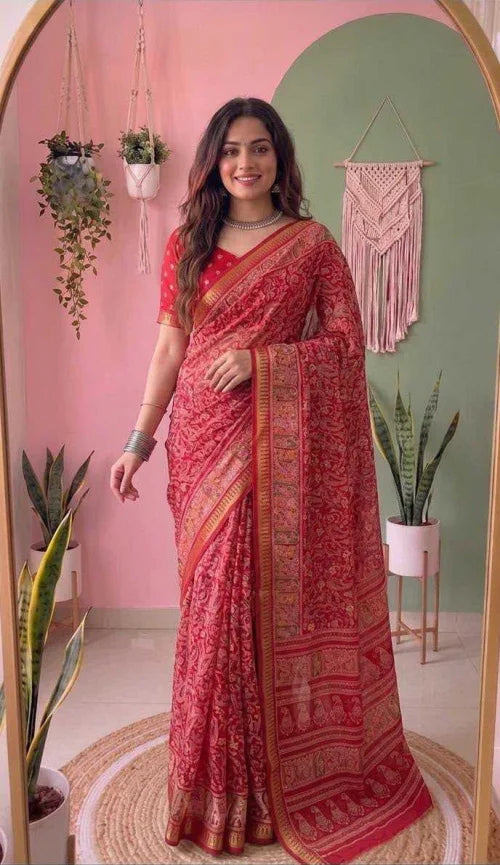 Rudrapriya Georgette Fancy Saree