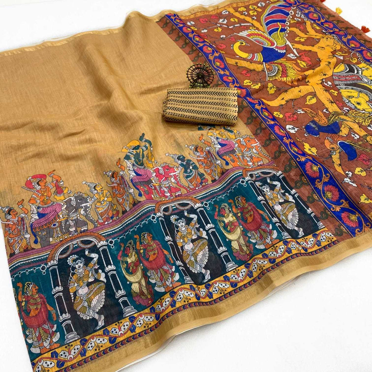 Ame Linen Designer Saree