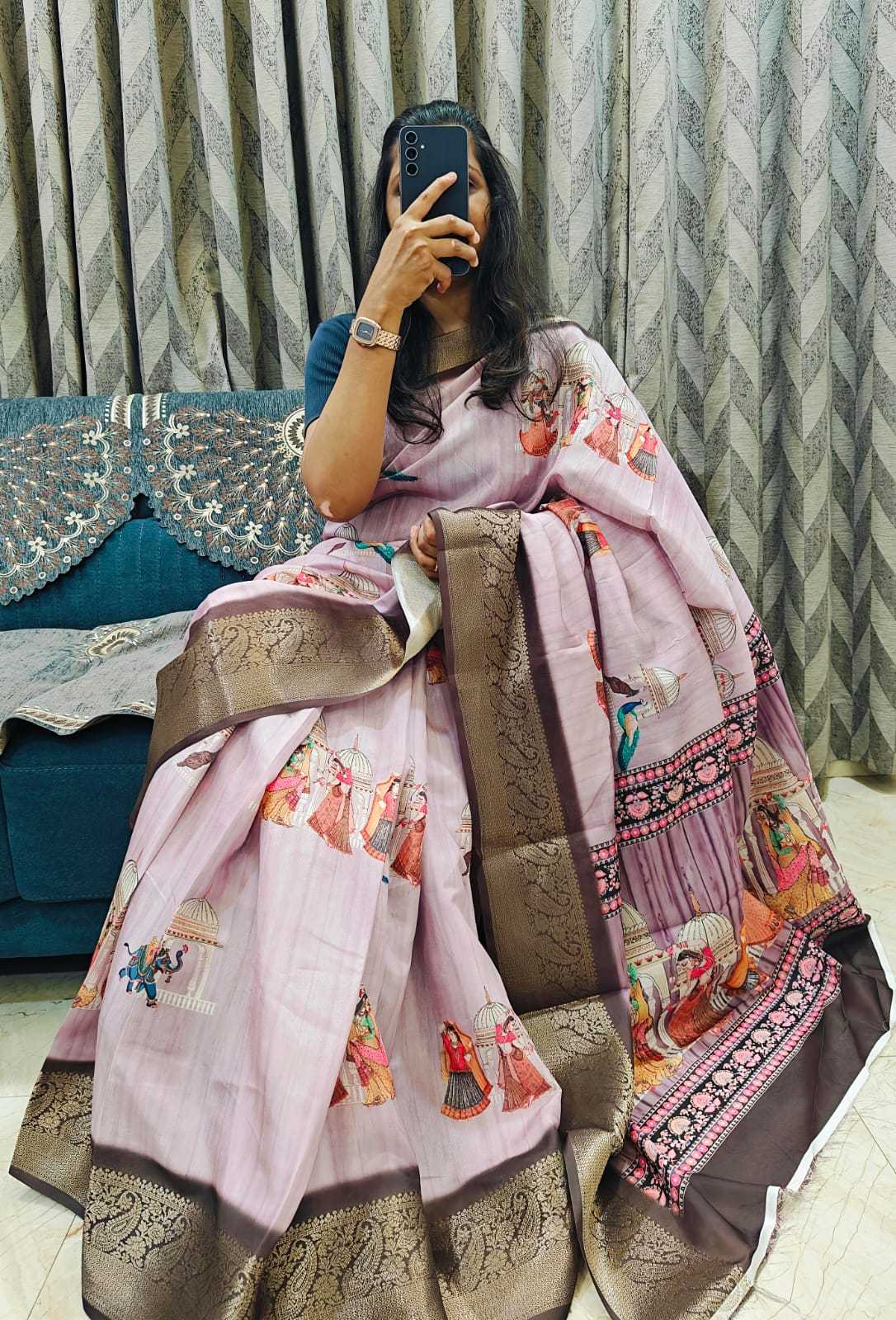 Jacquard Saree