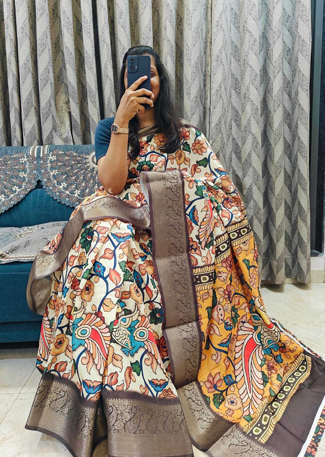Jacquard Saree