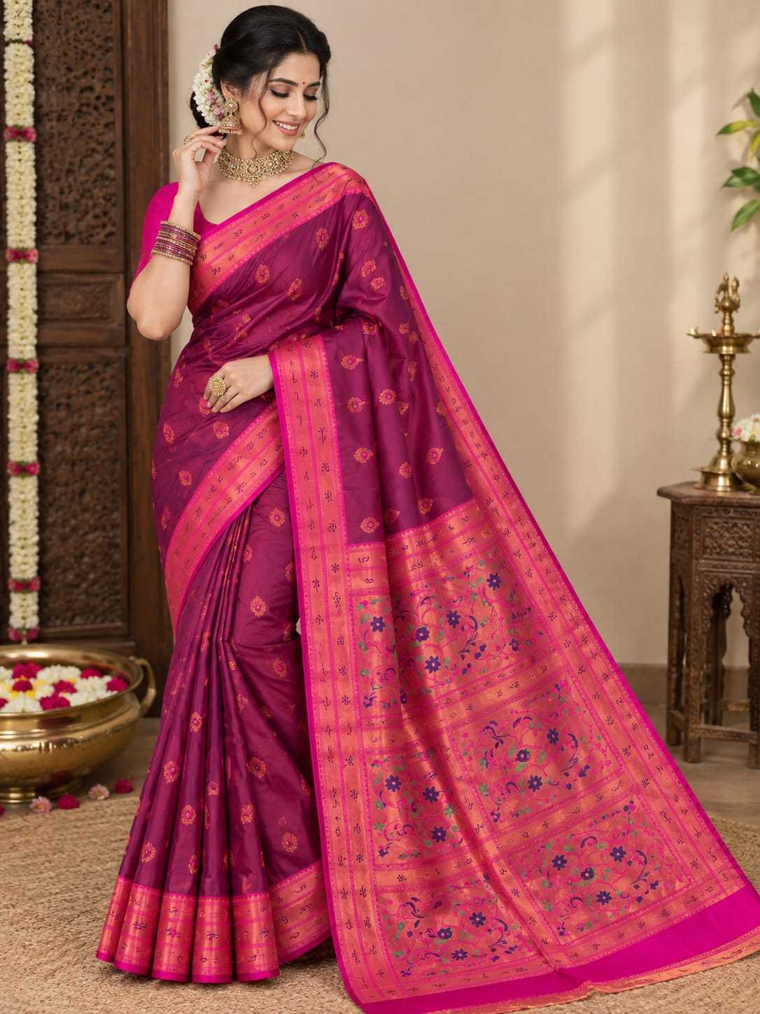 Back Banarasi Soft Silk Designer Saree