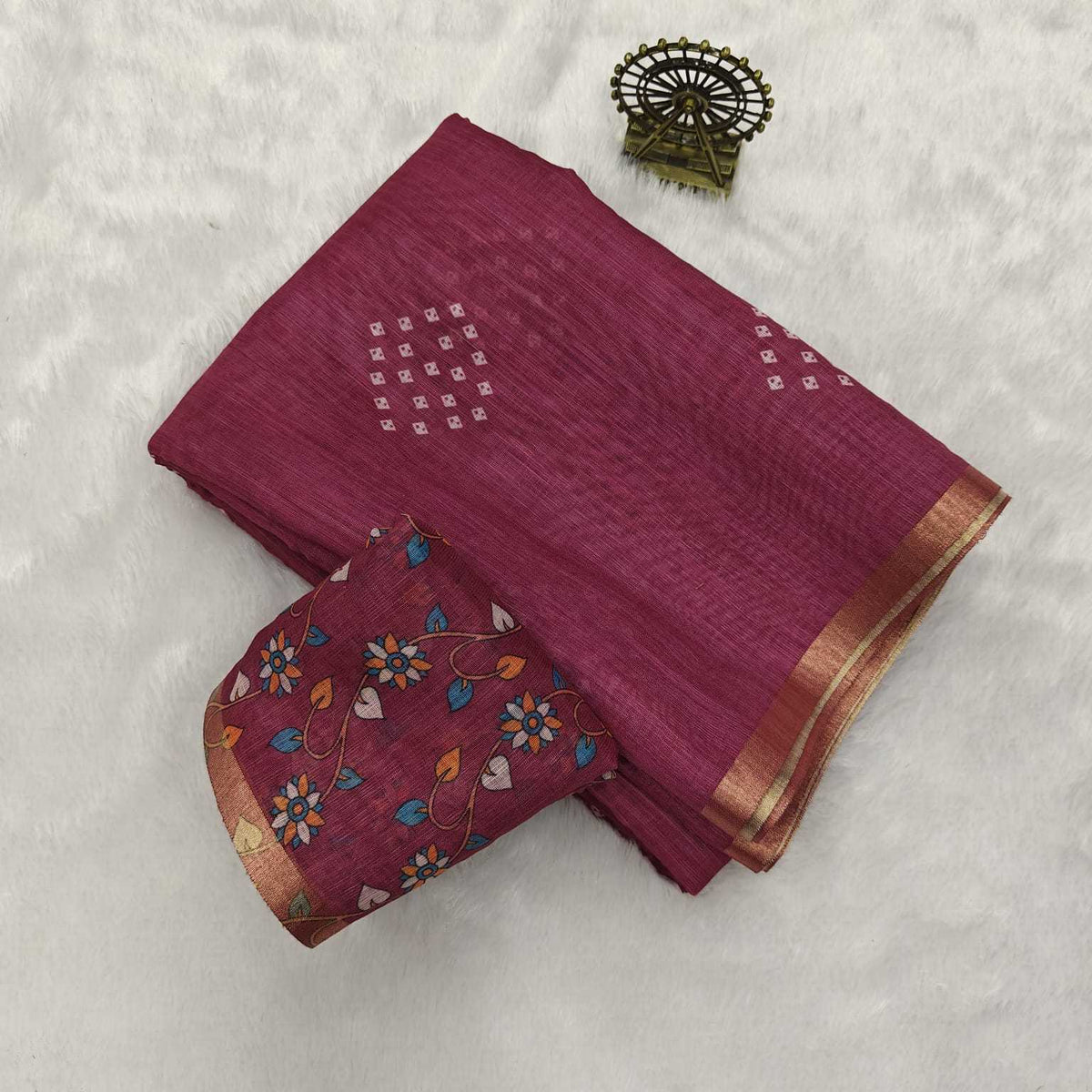 Fab Pure Cotton Designer Saree