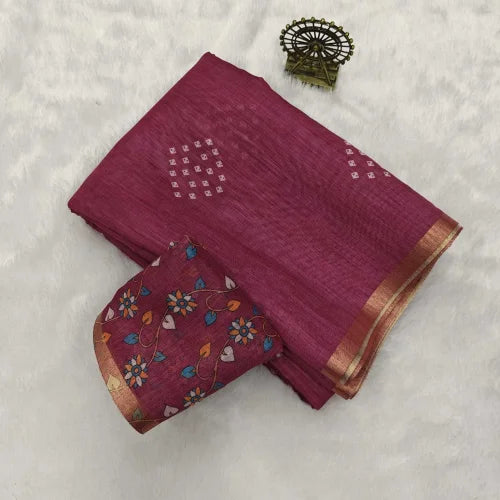Fab Pure Cotton Designer Saree