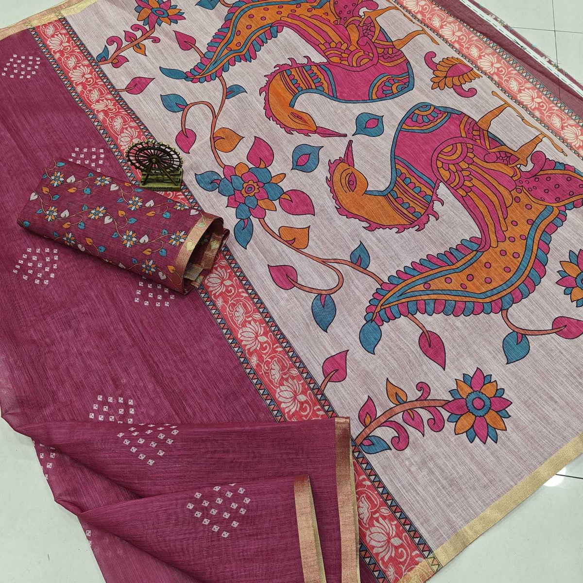 Fab Pure Cotton Designer Saree