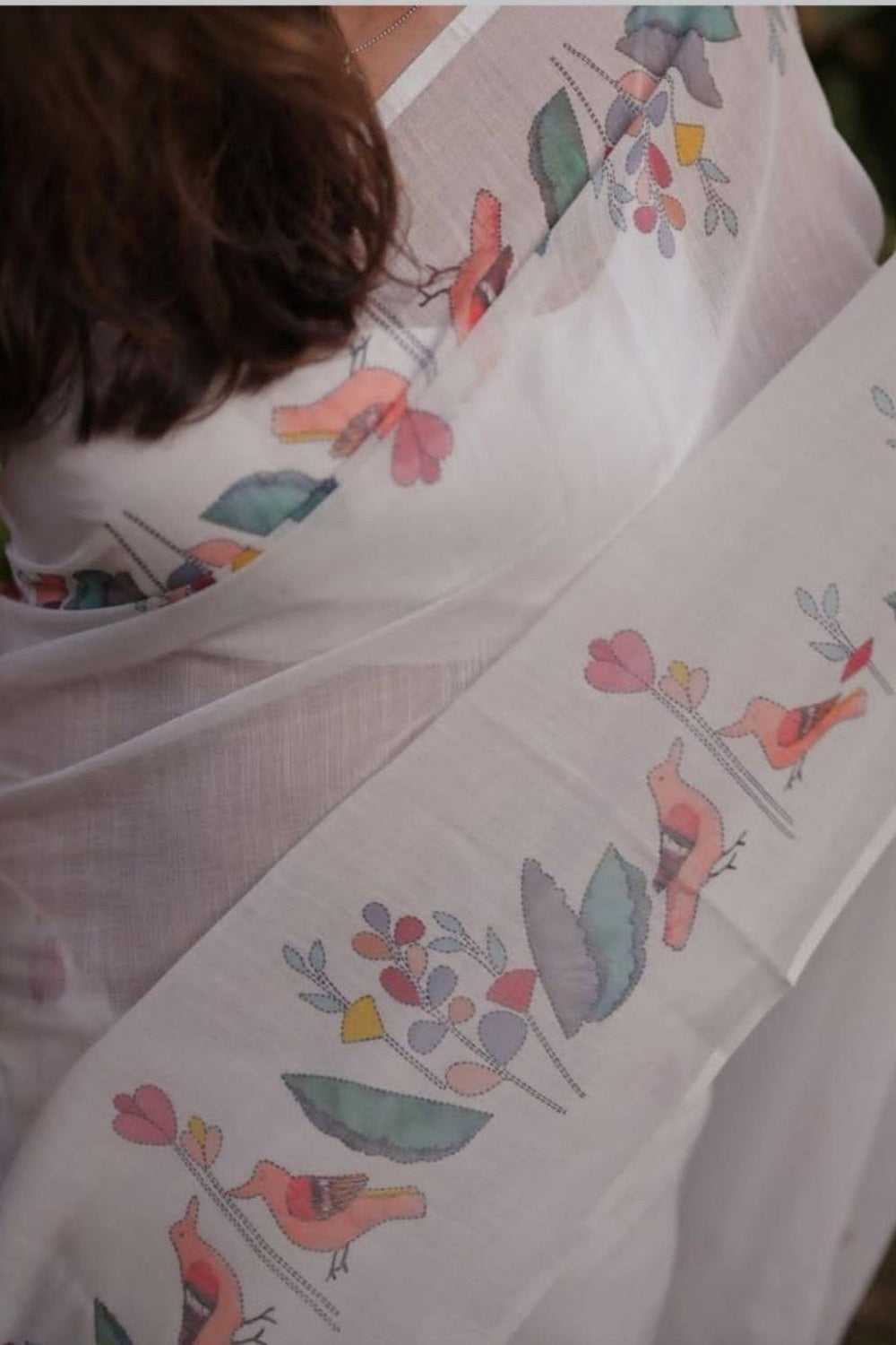 Ine Cotton Designer Saree