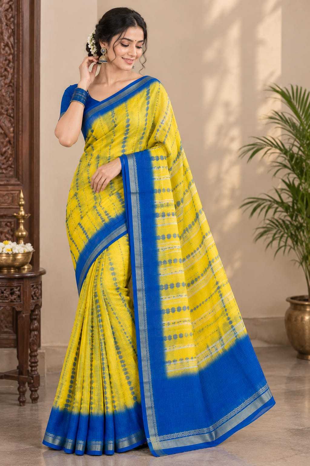Kota Silk Jacquard Saree