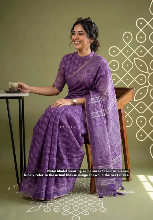 Nen Pure Cotton Designer Saree