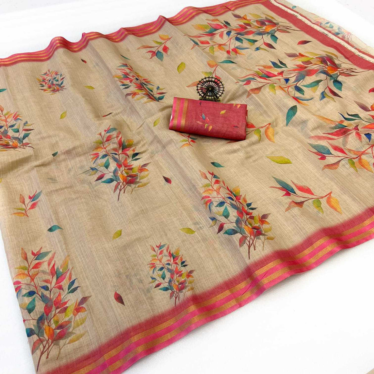 Pure Soft Cotton Designer Saree