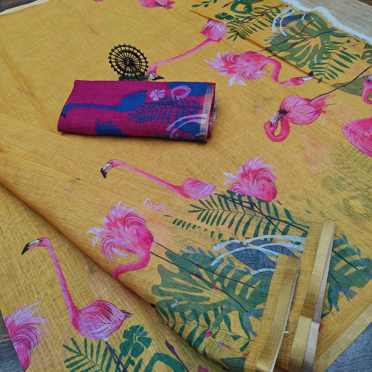 Pure Cotton Designer Saree