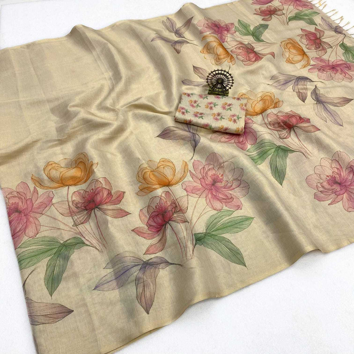 Erode Silk Designer Saree in Purple