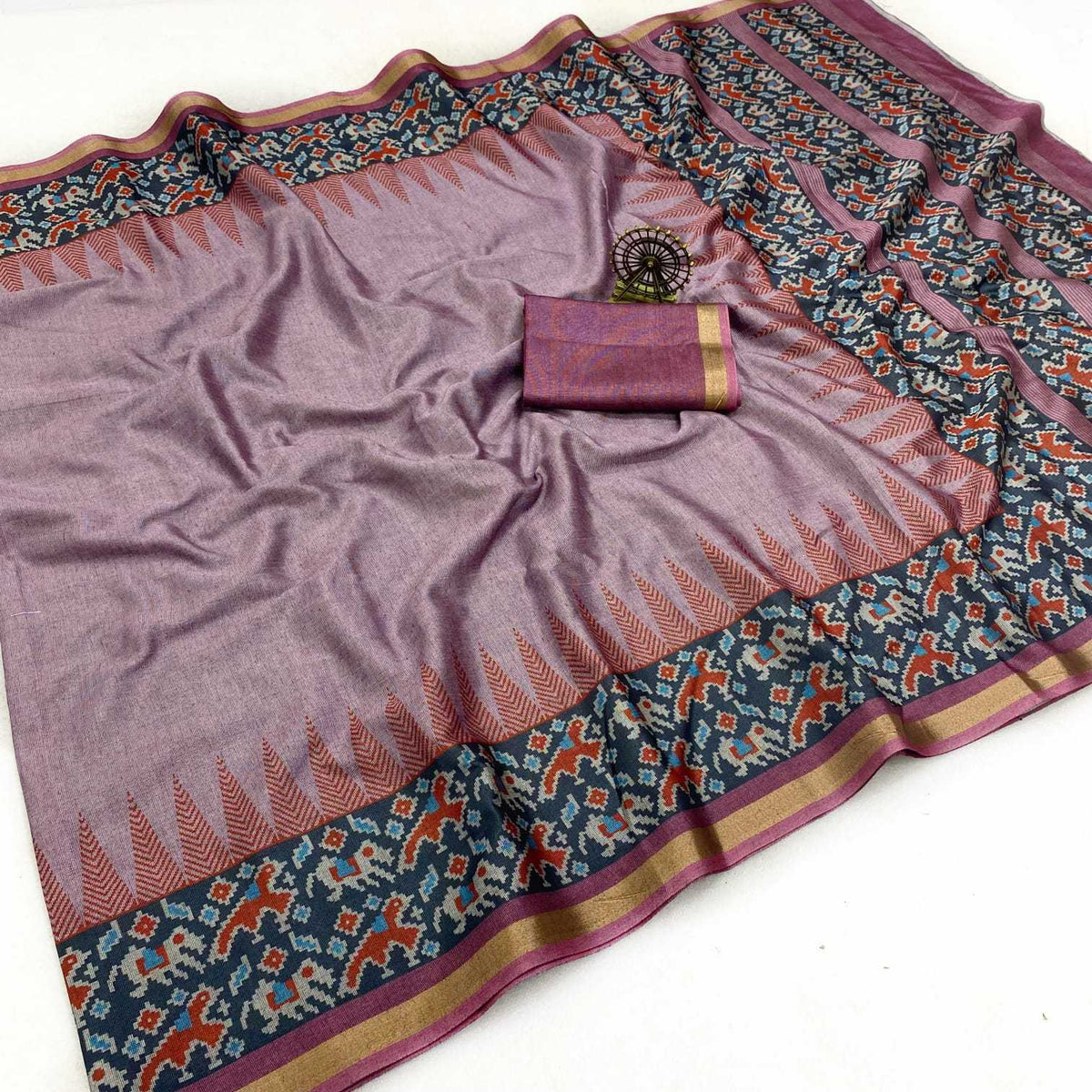 Ure Cotton Designer Saree