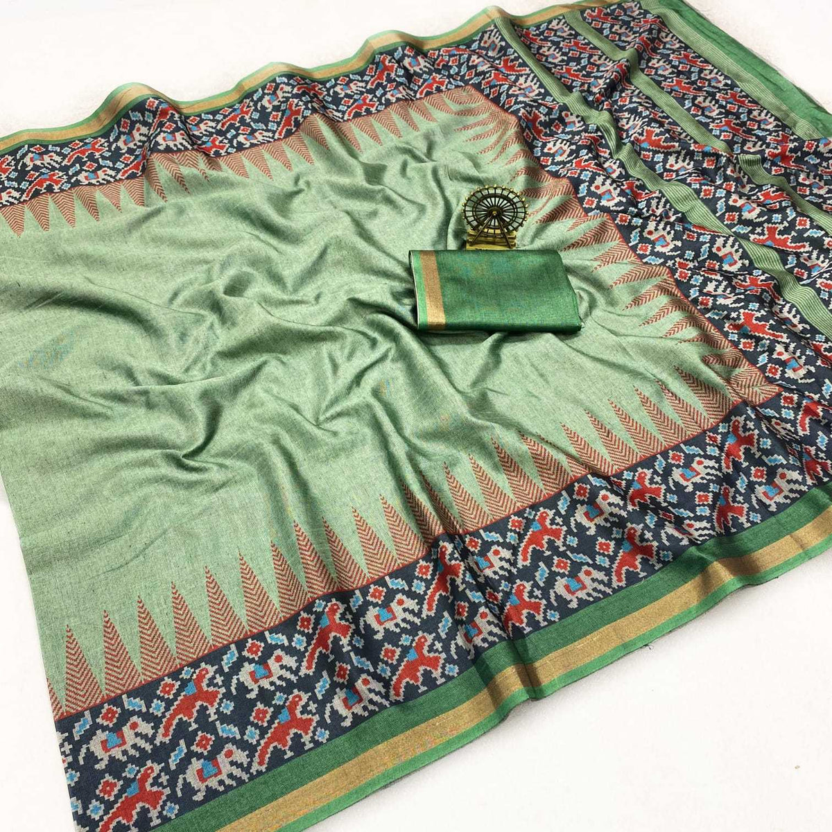 Ure Cotton Designer Saree