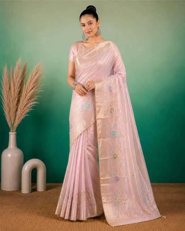 Florent Tissue Silk Linen Saree