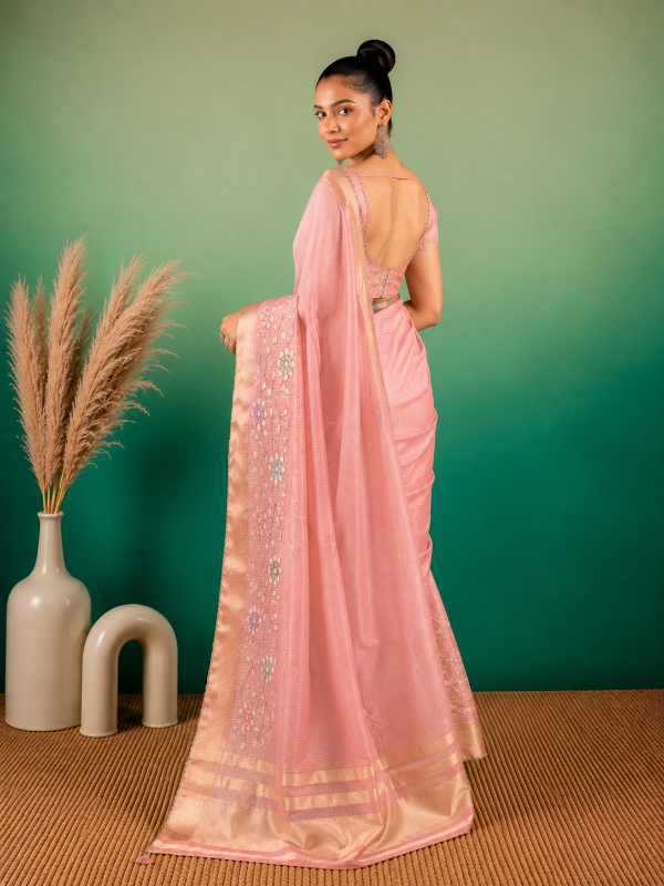 Florent Tissue Silk Linen Saree