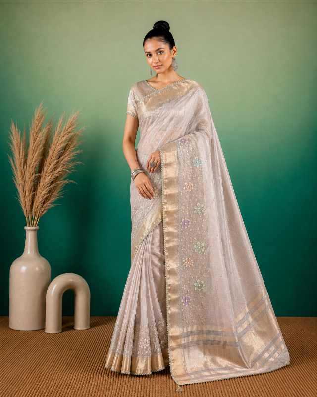 Florent Tissue Silk Linen Saree
