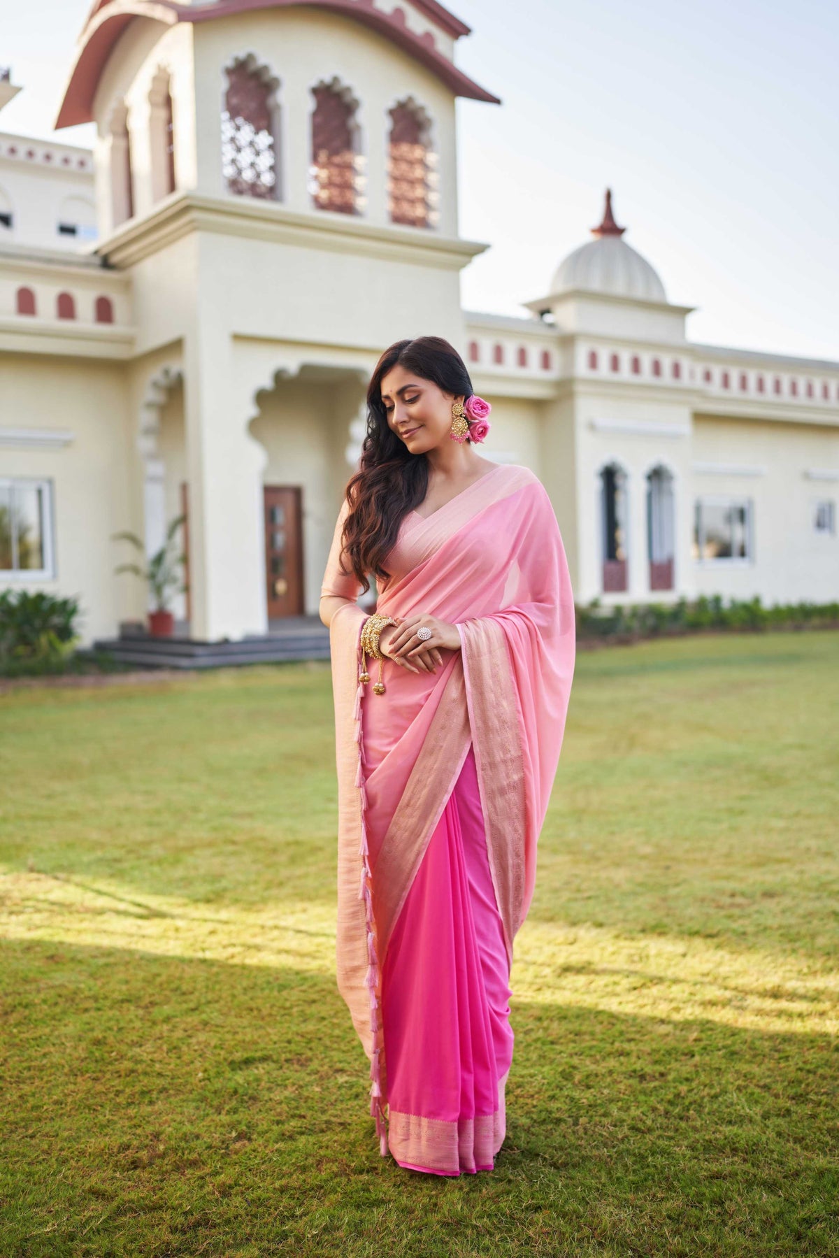 Ishani Georgette Saree