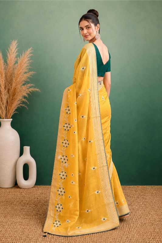 Rutvi Cotton Party Wear Saree