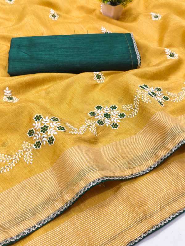 Rutvi Cotton Party Wear Saree
