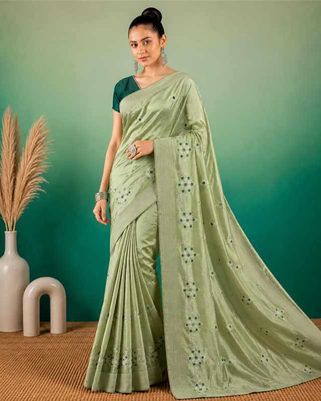 Rutvi Cotton Party Wear Saree