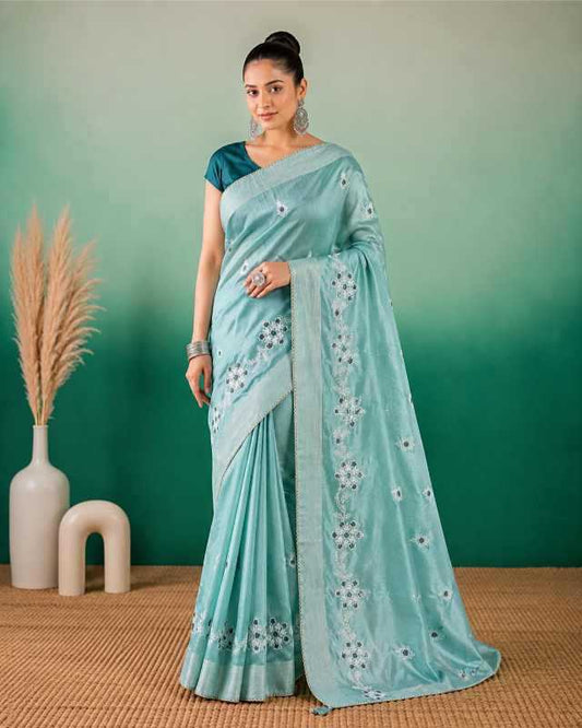 Rutvi Cotton Party Wear Saree