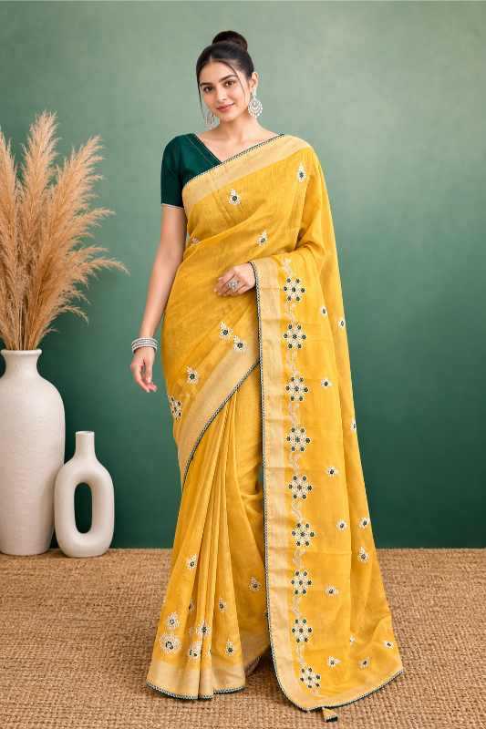 Rutvi Cotton Party Wear Saree