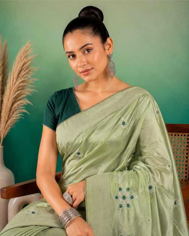 Rutvi Cotton Party Wear Saree