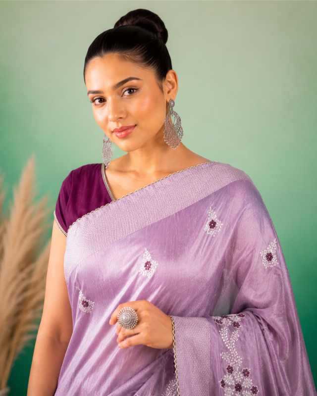 Rutvi Cotton Party Wear Saree