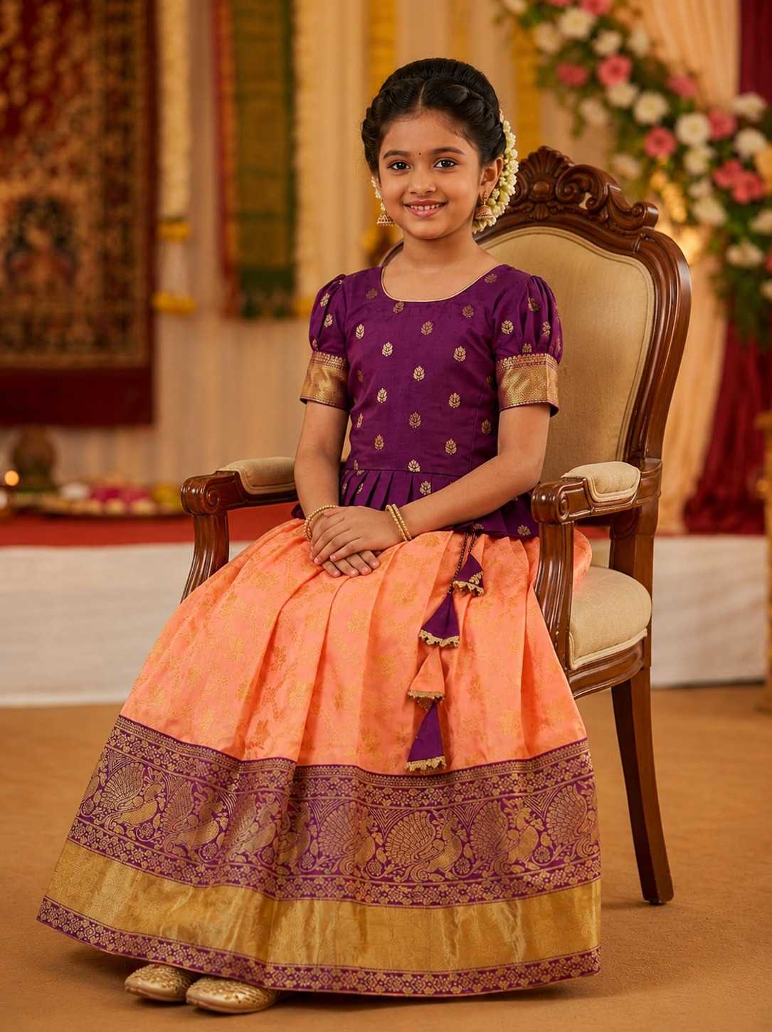 Silk Kids Gown
