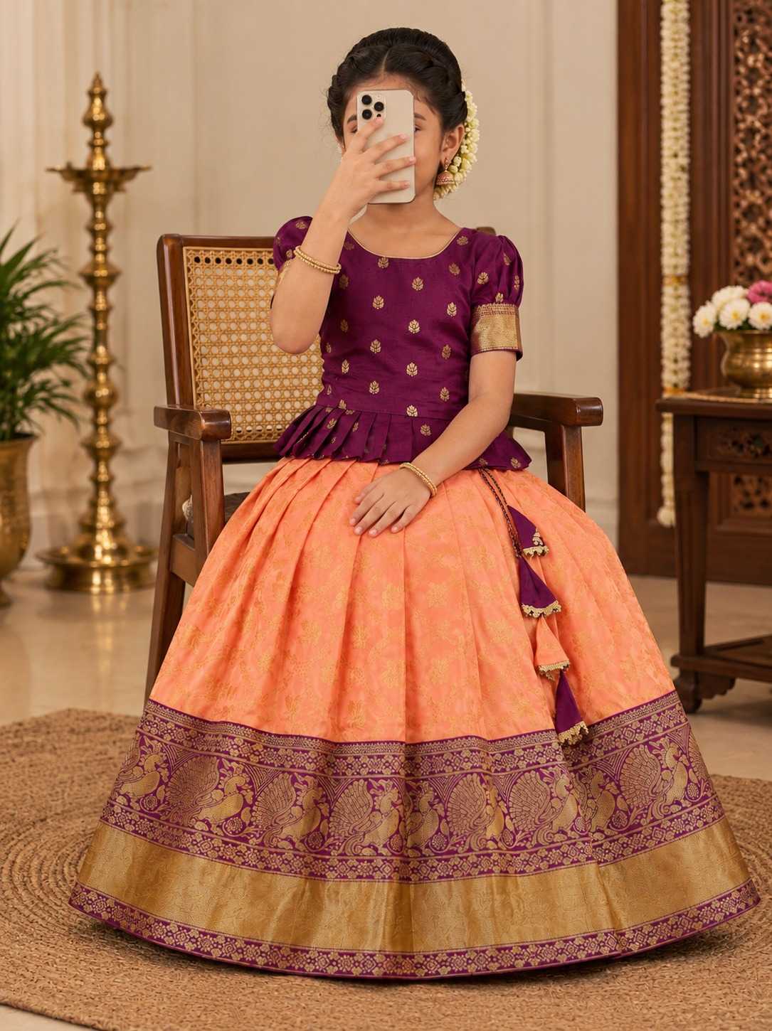 Silk Kids Gown