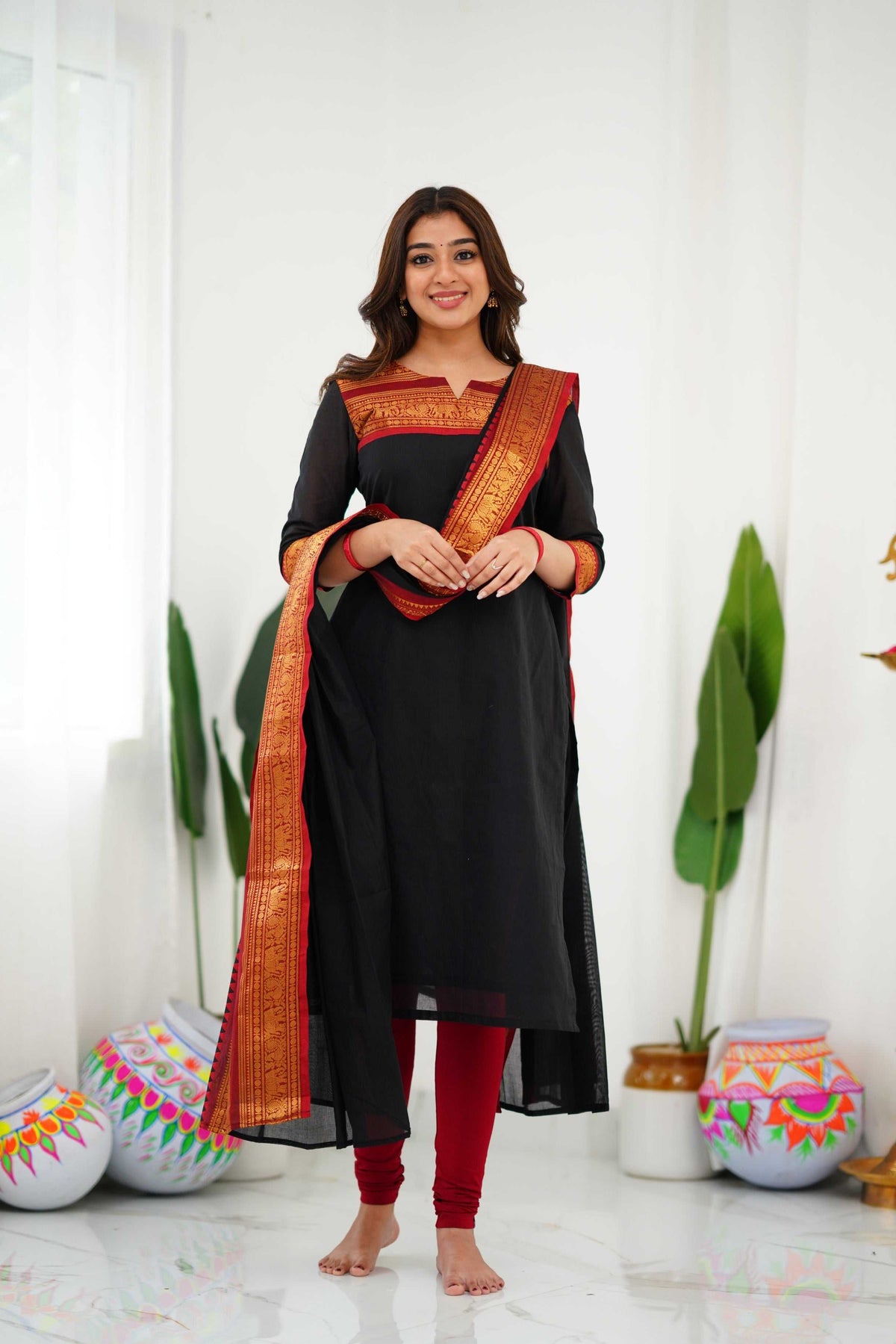 Meera Cotton Festive Kurti