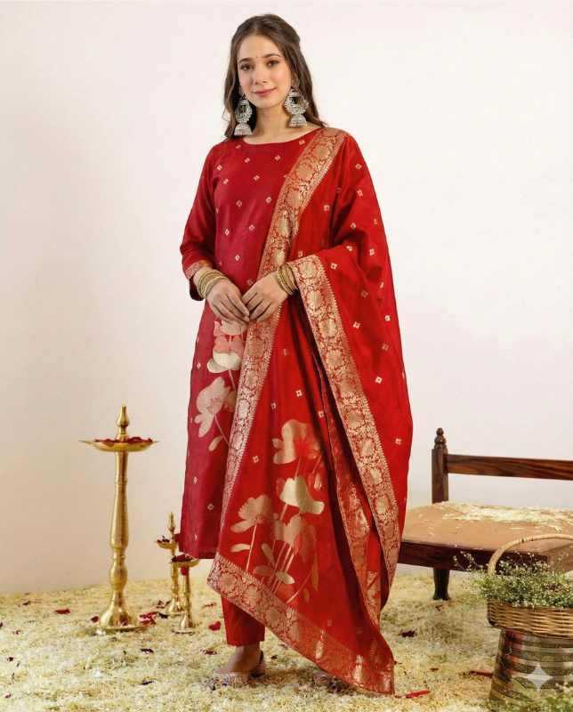 Art Silk Embroidered Kurti