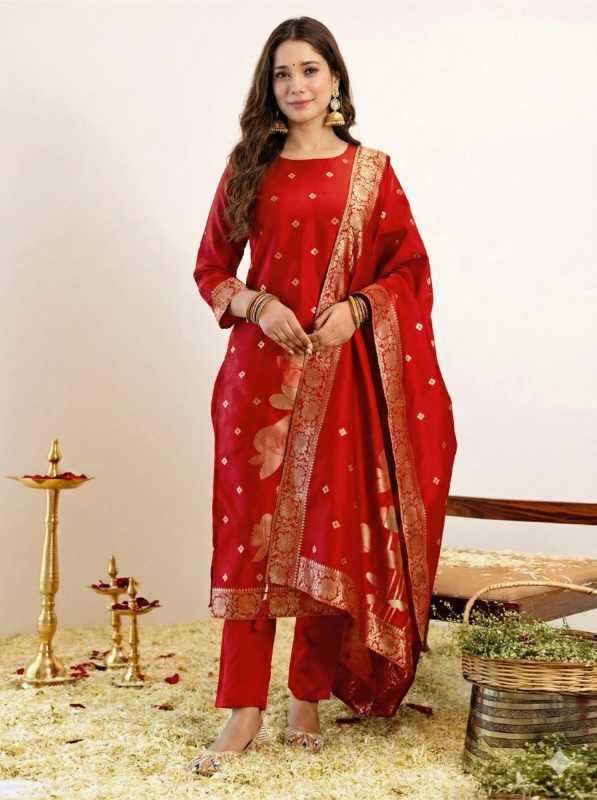 Art Silk Embroidered Kurti