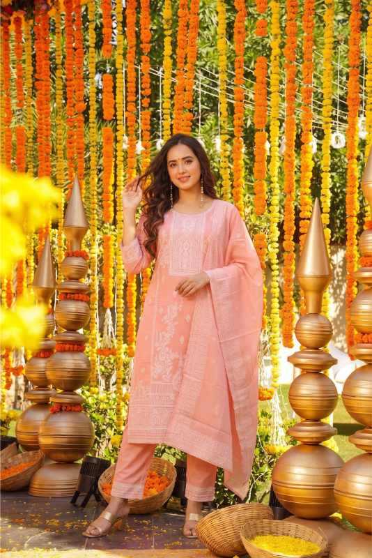Pure Cotton Embroidered Kurti