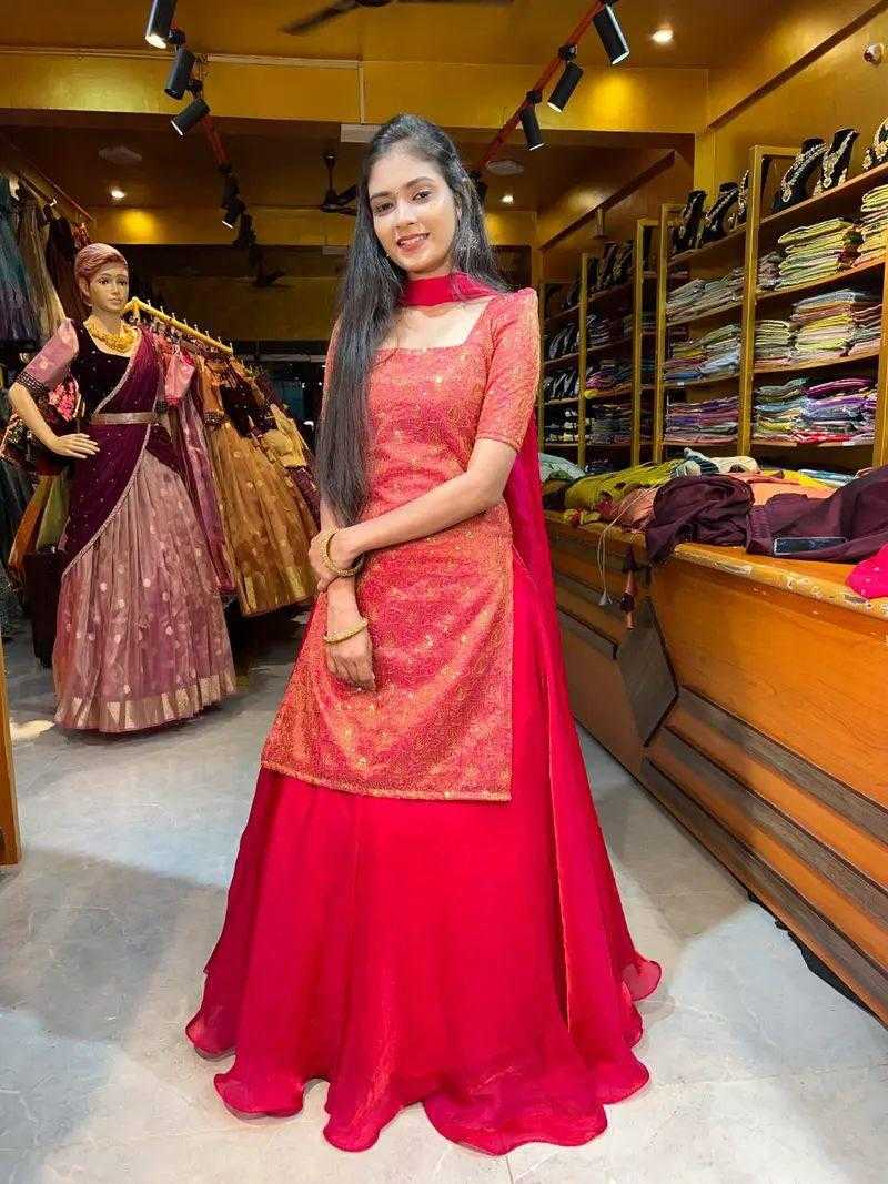 Space Silk Designer Lehenga 062
