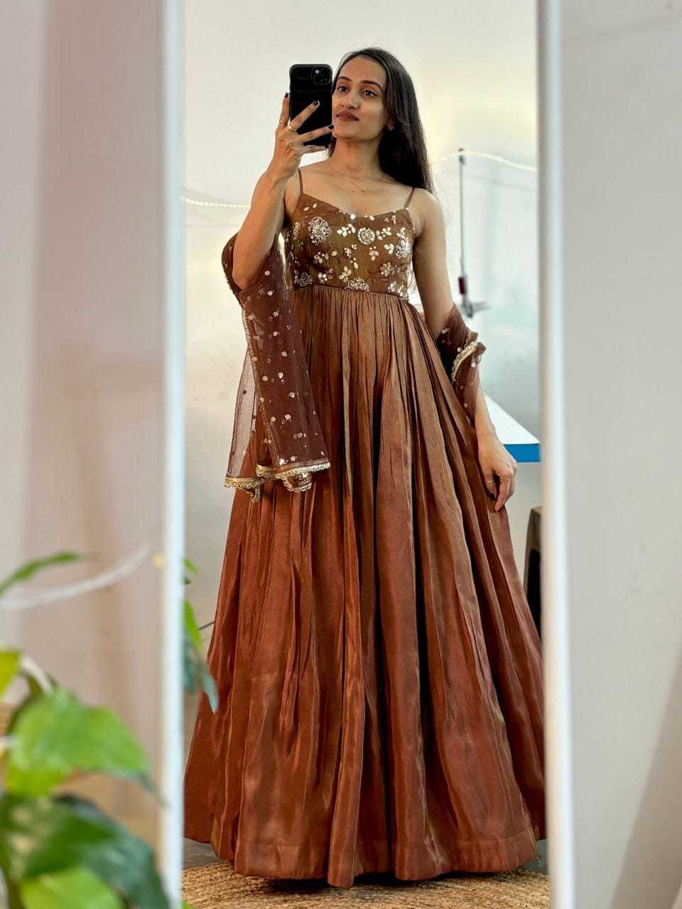 Fancy Embroidery Gown