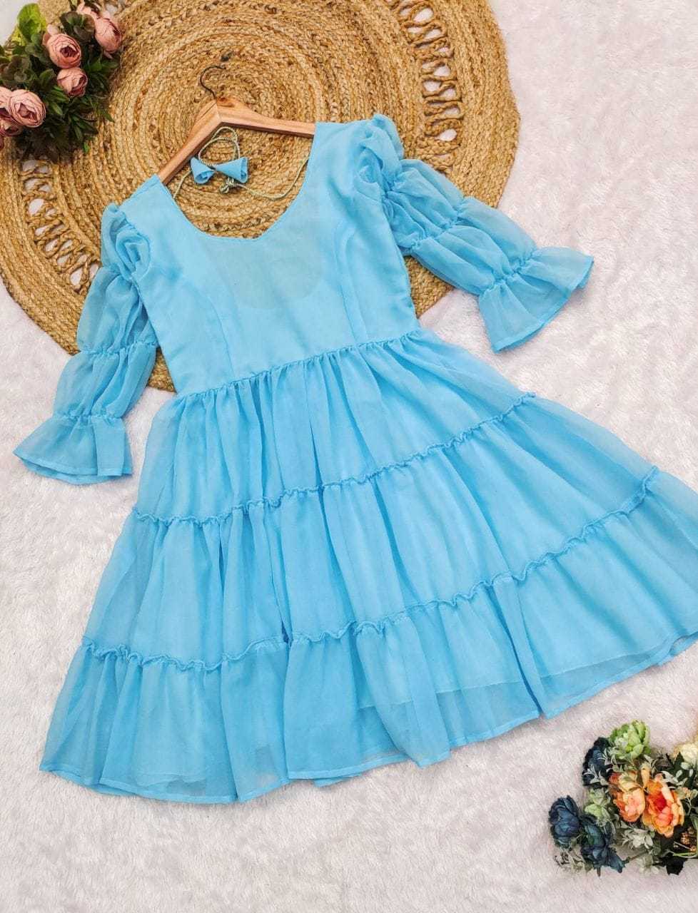 Faux Georgette Dress